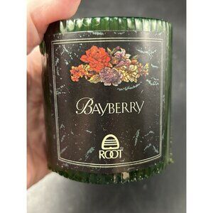 Vintage Root Candle Bayberry Scent Green #33 New in Box Old Stock 3" Pillar